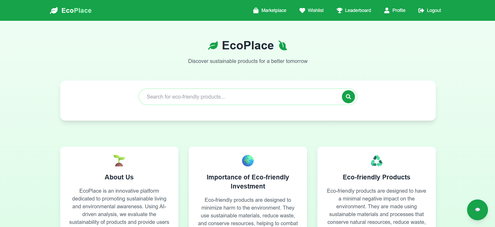 Eco Place Website